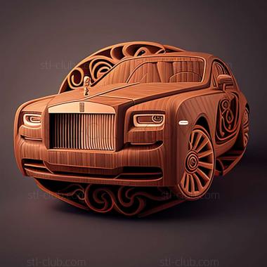 3D мадэль Rolls Royce Wraith 2013 (STL)